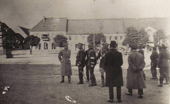 Marszałek Piłsudski na Żorskim rynku